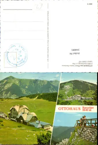 744081 Mehrbild AK Ottohaus Hirschwang a. d. Rax