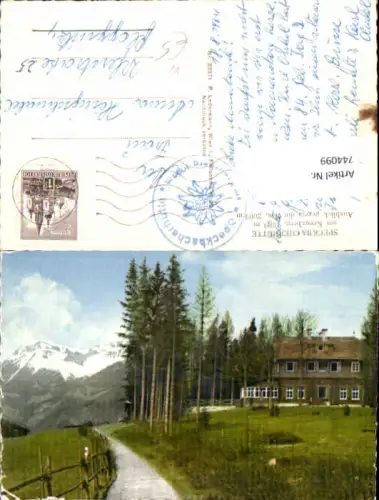 744099 Speckbacherhütte a. Kreuzberg Ausblick auf Rax b. Breitenstein