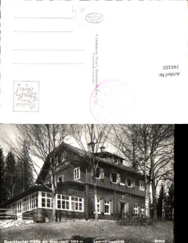744102 Foto AK Speckbacherhütte a. Kreuzberg Breitenstein