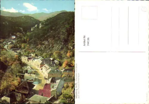 744136 Mödling Klausen mit Blick a. d. Husarentempel
