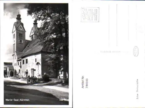 744143 Foto AK Maria-Saal Kirche