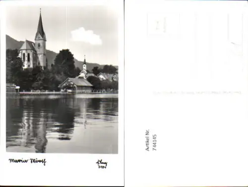 744145 Foto AK Maria Wörth Kirche