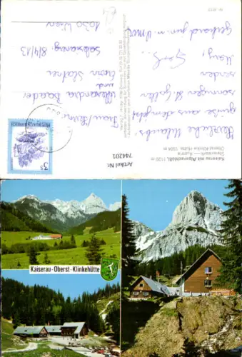 744201 Mehrbild AK Kaiserau m. Alpenschlößl Oberst-Klinke-Hütte Admont
