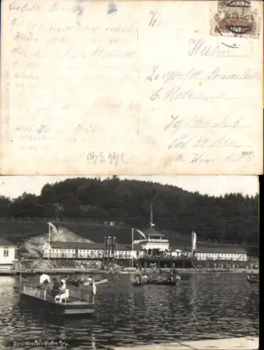 744340 seltene Foto-AK Waidhofen an der Ybbs Strandbad 1932
