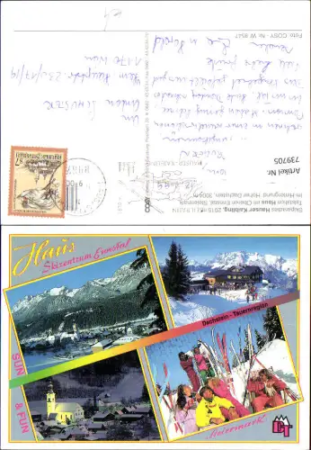 739705 Mehrbild AK Haus im Ennstal Skiparadies Hauser Kaibling Talstation Hoher Dachstein Wintersport