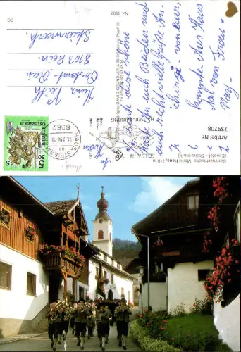 739708 Haus im Ennstal Markt Haus Trachtenmusikkapelle Tracht Musik Kirche