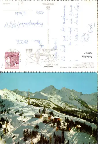 739717 Haus im Ennstal Hauser Kaibling Seilbahn Berggasthof Höchstein im Winter