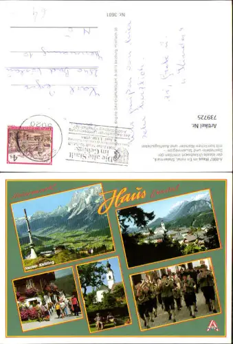 739725 Mehrbild AK Haus im Ennstal Hauser Kaibling Trachtenmusikkapelle Sendemast