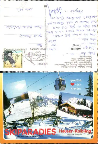 739733 Haus im Ennstal Hauser Kaibling Wintersport Seilbahn Gondel