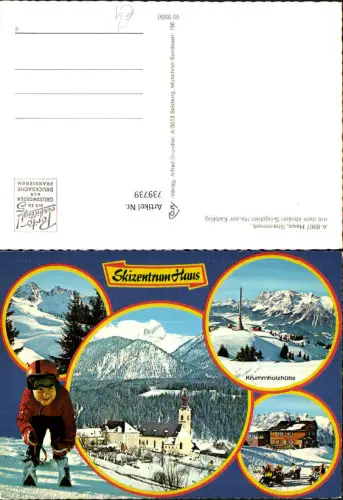 739739 Mehrbild AK Haus im Ennstal Hauser Kaibling Krummholzhütte Sendemast Wintersport