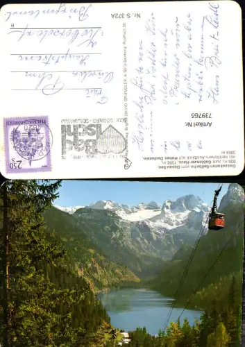 739765 Gosausee mit Dachstein Gosau Gosaukammbahn Seilbahn Gondel