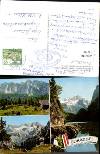 739769 Mehrbild AK Gosausee mit Dachstein Gosau Gosaukamm Ebenalm Gablonzerhütte