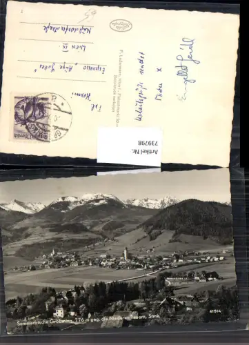 739798 Foto AK Gröbming geg. d. Niederen Tauern
