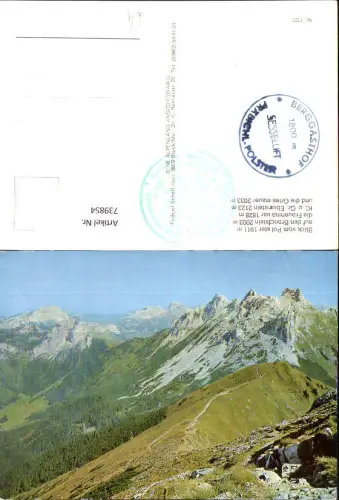 739854 Präbichl Vordernberg Blick vom Polster auf d. Brandstein Griesmauer