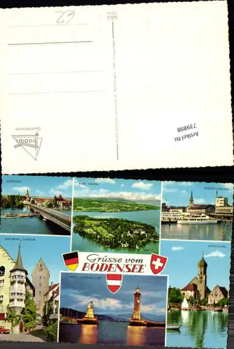 739898 Lindau am Bodensee Leuchtturm Meersburg Obertor Konstanz