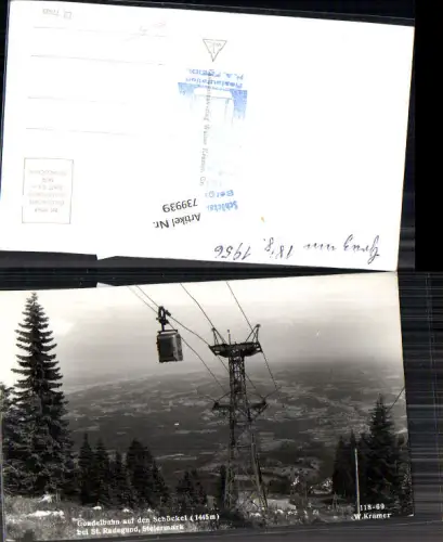 739939 Radegund bei Graz Schöckelseilbahn Seilbahn
