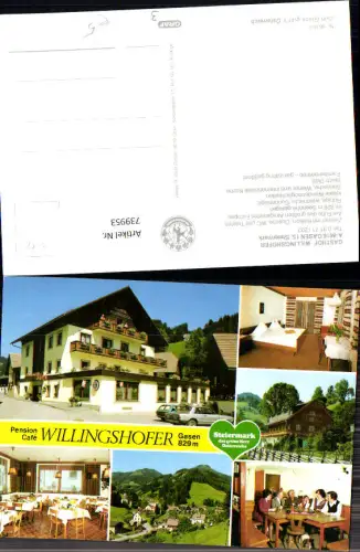 739953 Gasen Steiermark Bez. Weiz Gasthaus Willingshofer Opel Oldtimer Auto