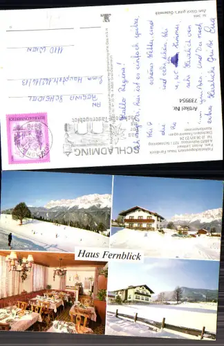 739954 Rohrmoos Schladming Haus Fernblick Wintersport Gaststube Pension