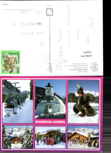 739971 Rohrmoos Schladming Untertal Hochwurzen-Gipfelbahn Hochwurzenhütte Seilbahn Wintersport