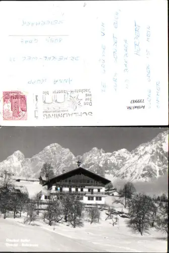 739987 Foto AK Rohrmoos Schladming Gasthof Seiter Obertal im Winter