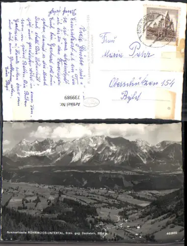 739989 Foto AK Rohrmoos Schladming Untertal geg. Dachstein