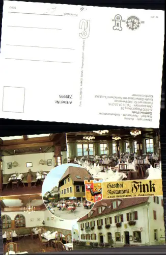 739995 Mehrbild AK Riegersburg Gasthof Fink Gaststube Speisesaal