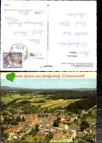 740003 Fliegeraufnahme Grafendorf pub Alpine Luftbild 73737