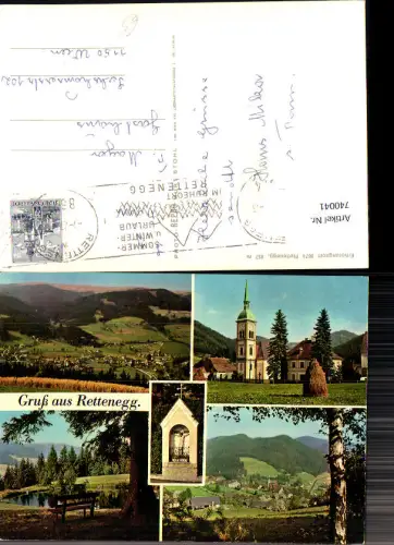 740041 Mehrbild AK Rettenegg Kirche Badesee Kapelle