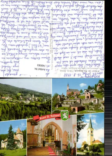 740083 Mehrbild AK St Radegund bei Graz Kirche Inneres Schloss