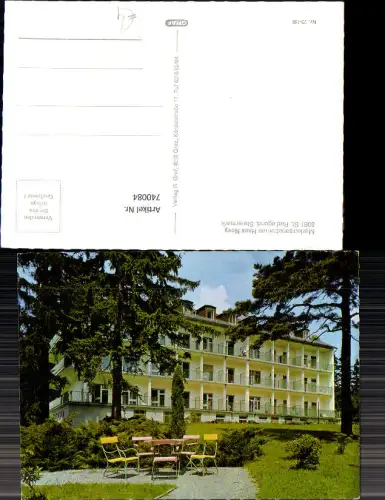 740084 St Radegund bei Graz Merkursanatorium Haus Novy