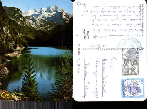 740091 Gosausee mit Hohen Dachstein Gosau