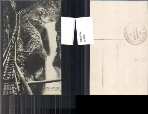 740100 Foto AK Bärnschütz Hochlantsch Bärenschützklamm Mixnitz Pernegg an der Mur