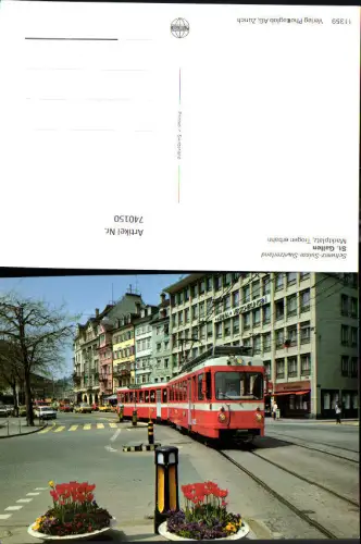 740150 St Gallen Marktplatz Trogenerbahn Straßenbahn Transport