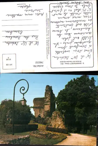 740232 Domfront Orne Ruines de l ancien donjon Schloss Ruine France