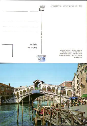 740251 Venezia Venedig Canal Grande Ponte di Rialto Rialto Brücke Italy
