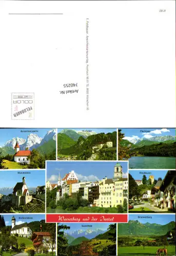 740255 Mehrbild AK Wasserburg u. Inntal Wendelstein Neubeuern Brannenburg Sudelfeld