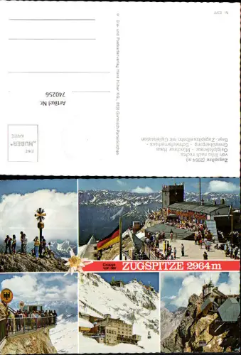740256 Mehrbild AK Zugspitze Münchner Haus Schneefernerhaus Zugspitzseilbahn Gipfelstation