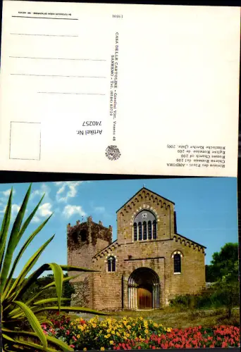 740257 Riviera dei Fiori Andora Chiesa Romana Römische Kirche Italy