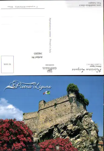 740265 Riviera Ligure Pietra Ligure Il castello Schloss Sanremo Italy