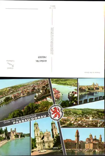 740269 Mehrbild AK Passau Bayern Ansichten