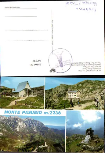 740297 Mehrbild AK Monte Pasubio Chiesetta Sette Croci Sacello Ossario al Colle di Bellavista Italy