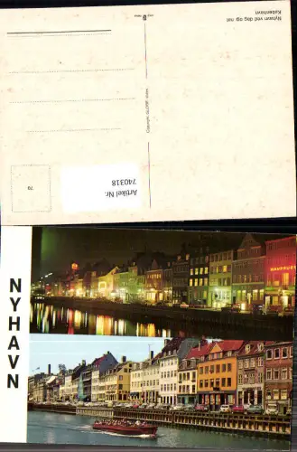 740318 Mehrbild AK Nyhavn Schiff Boot Kobenhavn Kopenhagen Denmark