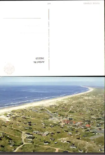 740319 Fliegeraufnahme Henne Strand Denmark