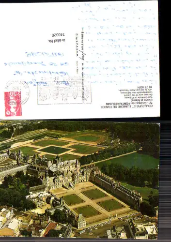 740320 Luftbild Chateau de Fontainebleau Seine-et-Marne Schloss France