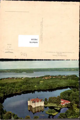 740334 Glücksburg Ostsee Schloss mit Dänischer Küste u. Ochseninseln