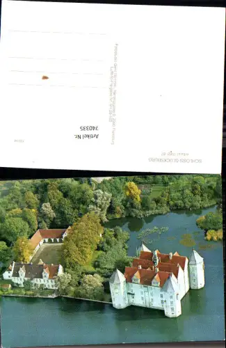 740335 Luftbild Glücksburg Schloss Ostsee