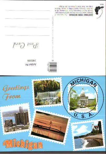 740336 Mehrbild AK Michigan USA Ansichten