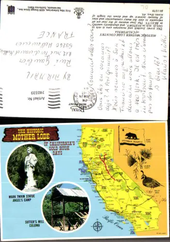 740339 Mehrbild AK The Historic Mother Lode of California Gold Rush Days USA