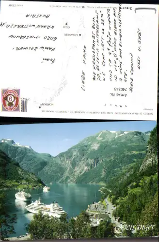 740343 Geiranger Norge Norway Schiffe Hochseeschiffe