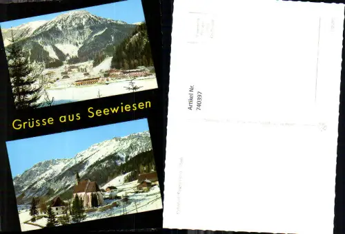 740397 Mehrbild AK Schidorf Seewiesen Steiermark im Winter